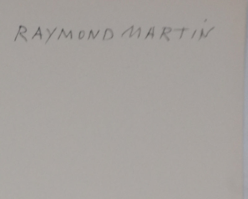 Raymond MARTIN : Silhouette tournante, Héliogravure signée
