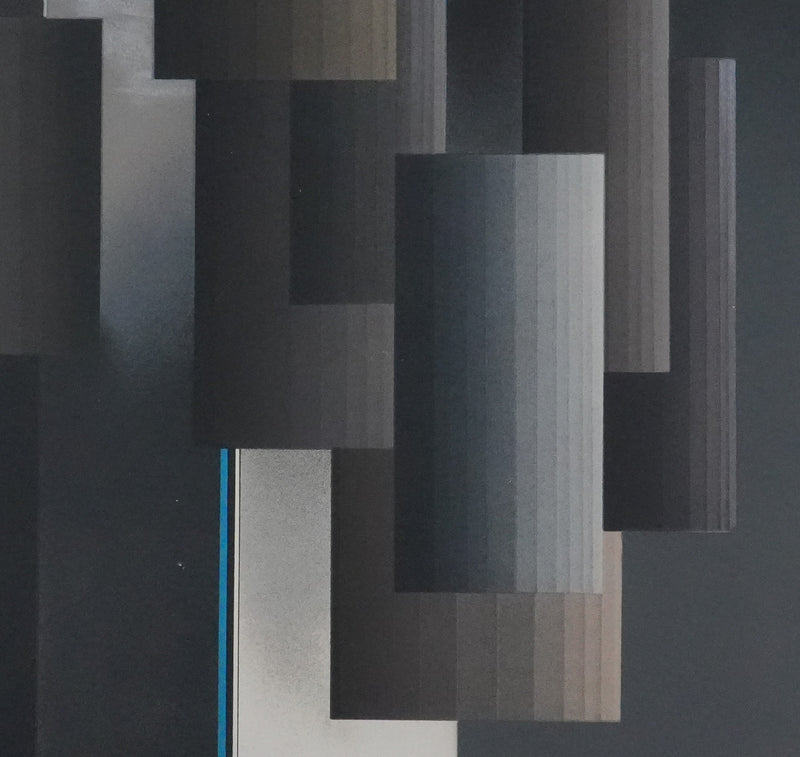 Andrès SEGOVIA : Composition noire, Lithographie originale signée