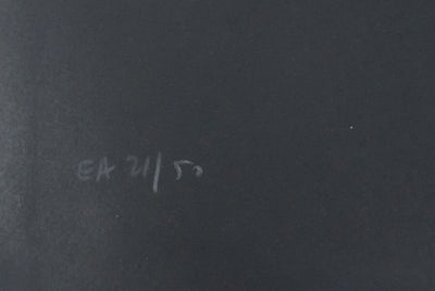 Andrès SEGOVIA : Composition noire, Lithographie originale signée