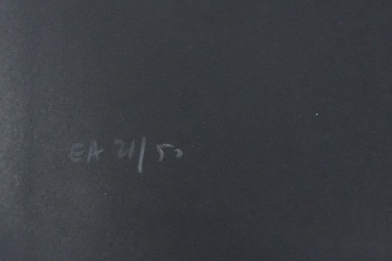 Andrès SEGOVIA : Composition noire, Lithographie originale signée