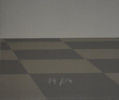 Andrès SEGOVIA : Les colonnes, Lithographie originale signée