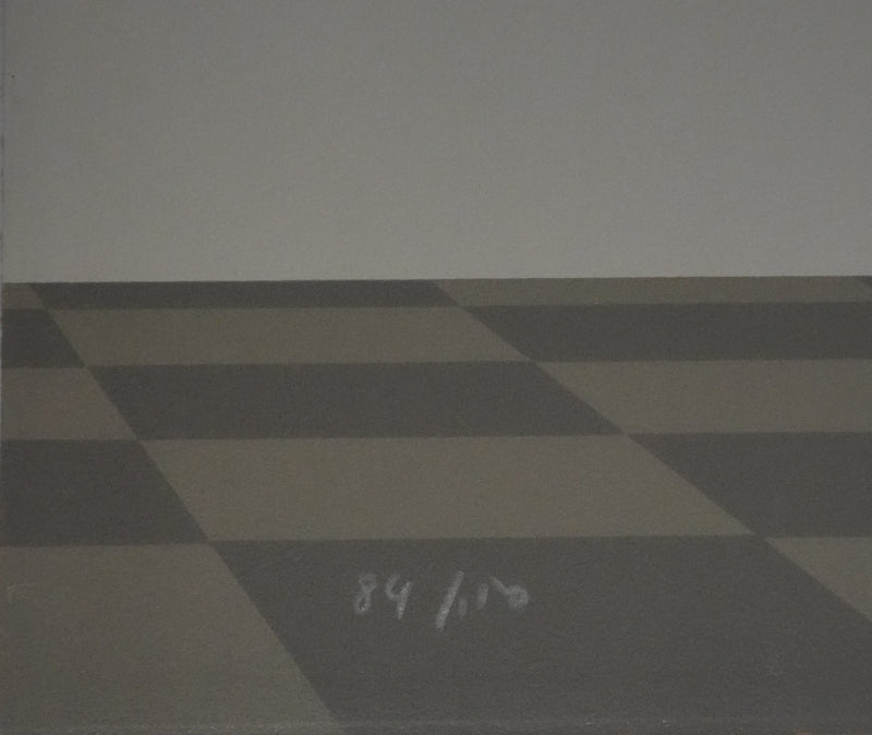 Andrès SEGOVIA : Les colonnes, Lithographie originale signée