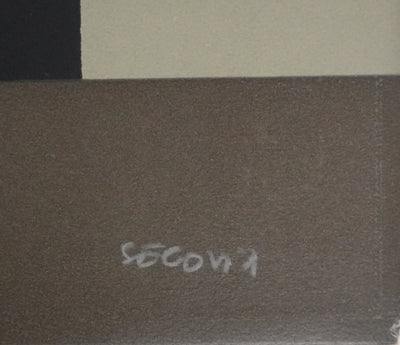 Andrès SEGOVIA : Les colonnes, Lithographie originale signée