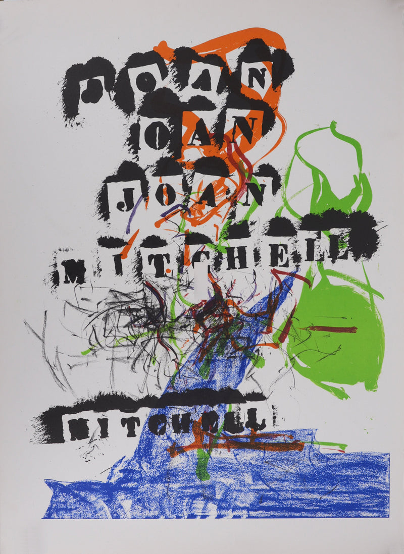 Joan MITCHELL : Arbre abstrait, Lithographie originale signée