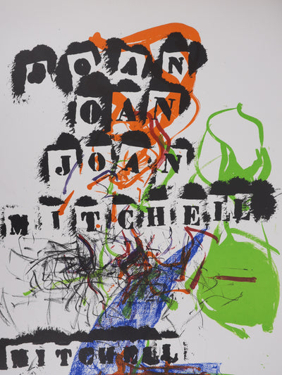 Joan MITCHELL : Arbre abstrait, Lithographie originale signée