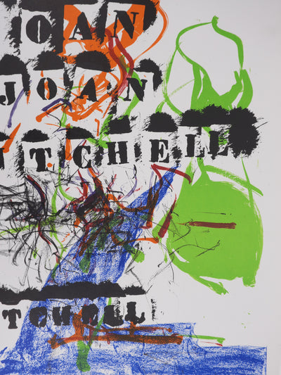 Joan MITCHELL : Arbre abstrait, Lithographie originale signée