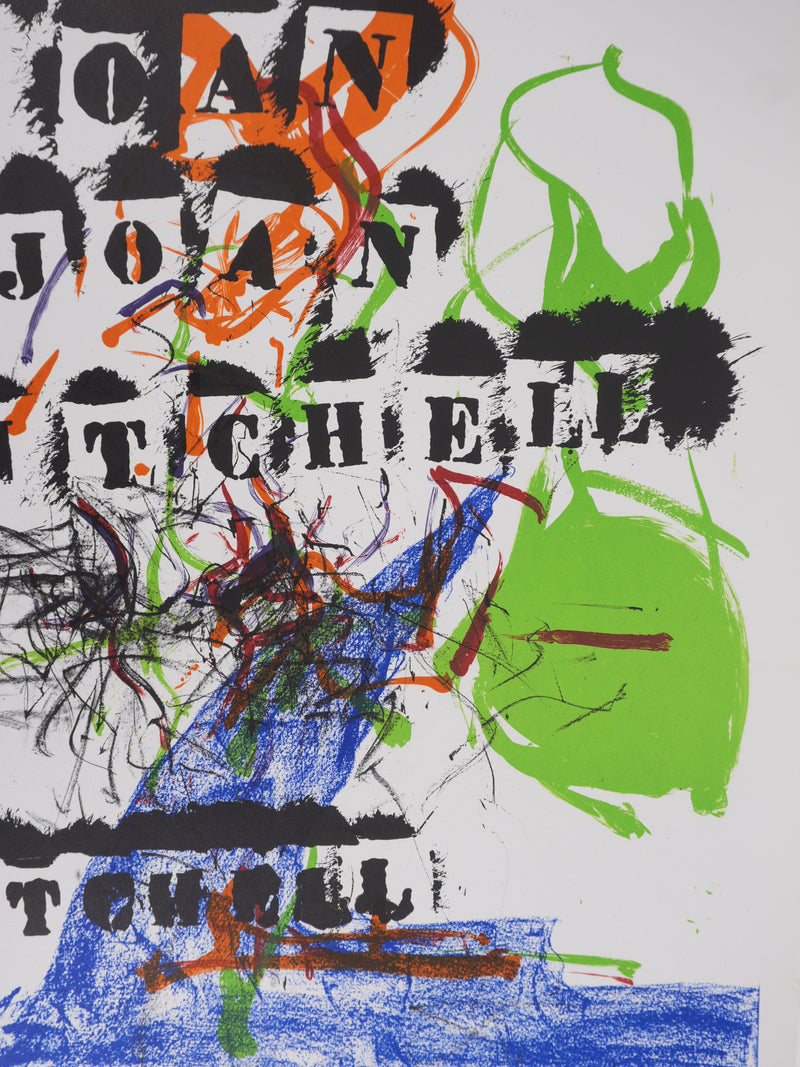 Joan MITCHELL : Arbre abstrait, Lithographie originale signée