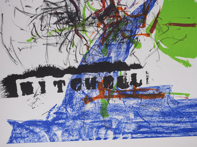 Joan MITCHELL : Arbre abstrait, Lithographie originale signée