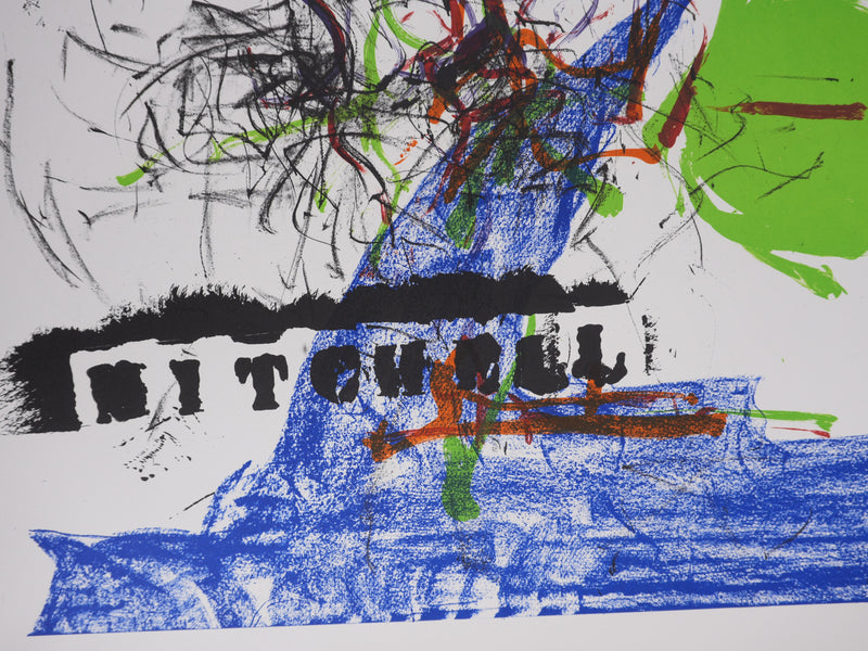 Joan MITCHELL : Arbre abstrait, Lithographie originale signée