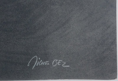Michel BEZ : Pégase, Lithographie originale signée