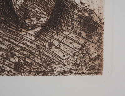 Paul CEZANNE : Portrait de jeune-fille, Gravure originale signée