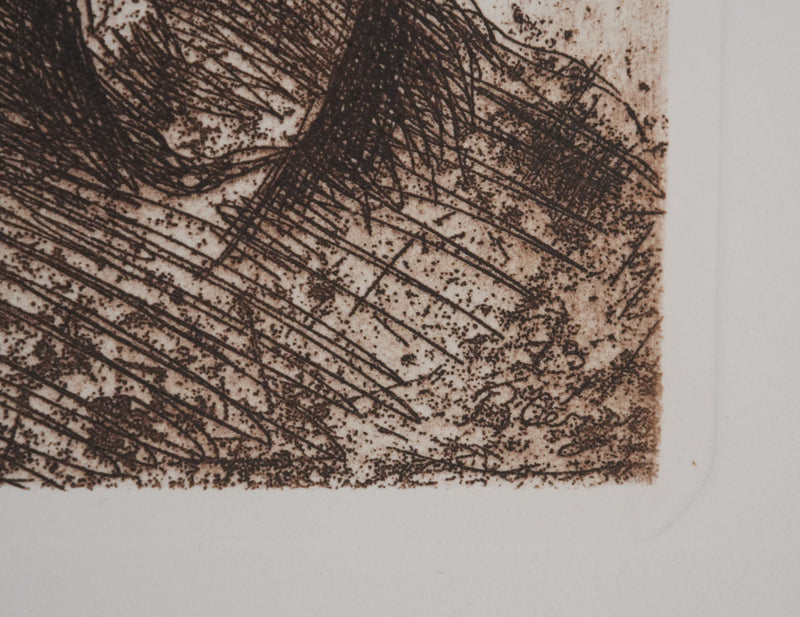 Paul CEZANNE : Portrait de jeune-fille, Gravure originale signée