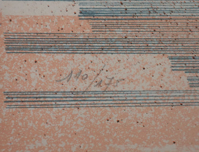 CARUL : A cheval, Lithographie originale signée