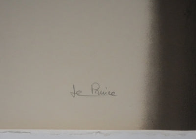 Nadine LE PRINCE : Costumes vénitien, Lithographie originale signée