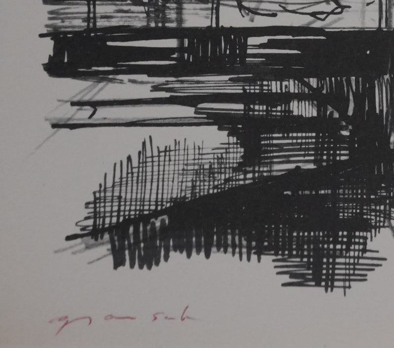 Emile GRAU-SALA : Inauguration papale, Héliogravure signée