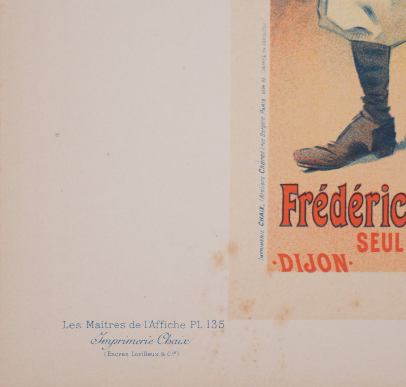 Lucien LEFEVRE : Absinthe Mugnier, Lithographie originale signée