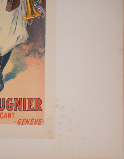 Lucien LEFEVRE : Absinthe Mugnier, Lithographie originale signée