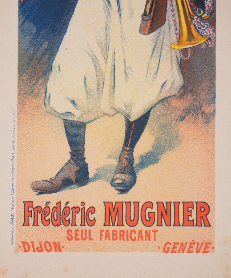 Lucien LEFEVRE : Absinthe Mugnier, Lithographie originale signée