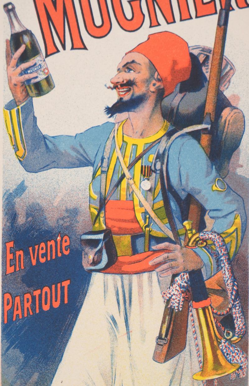 Lucien LEFEVRE : Absinthe Mugnier, Lithographie originale signée