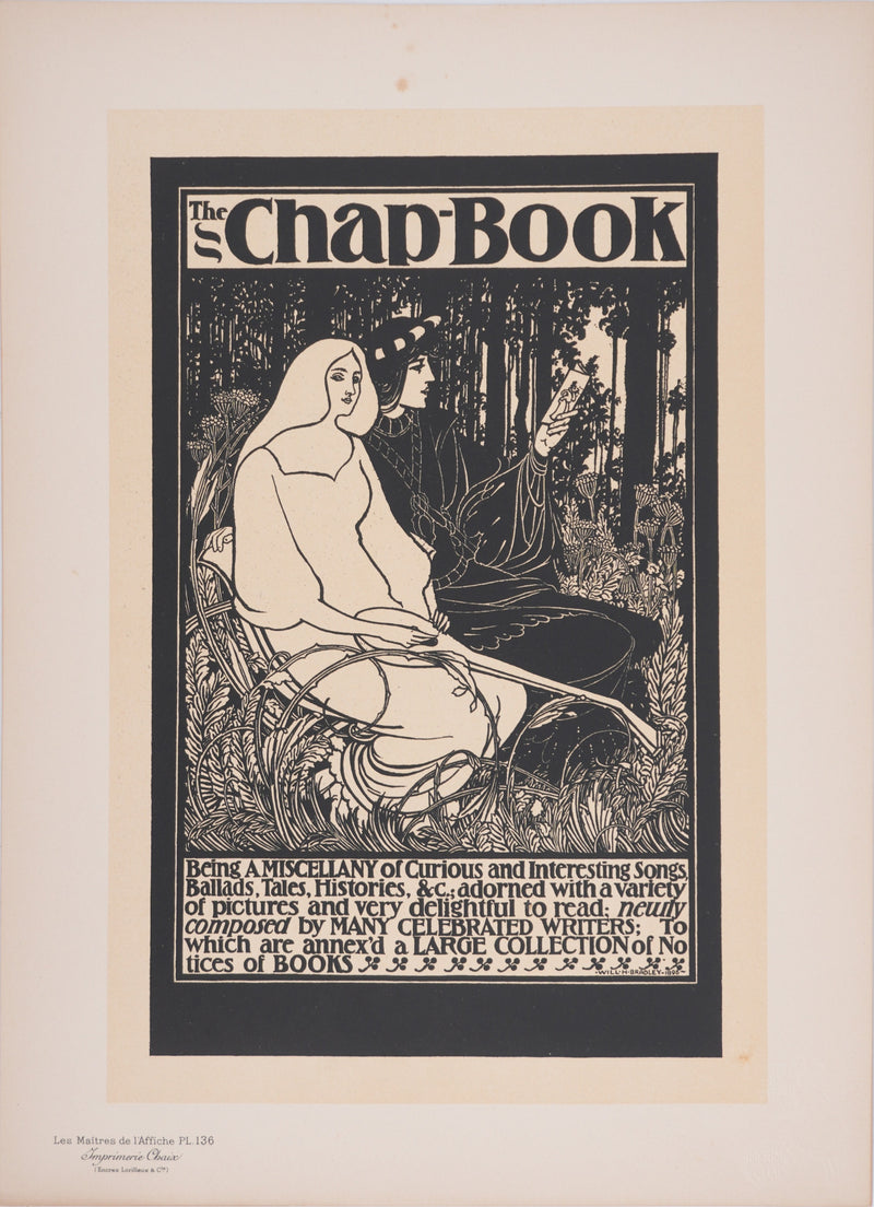 William H. BRADLEY : Moment poétique (The Chap-Book), Lithographie originale signée