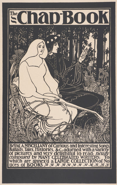 William H. BRADLEY : Moment poétique (The Chap-Book), Lithographie originale signée