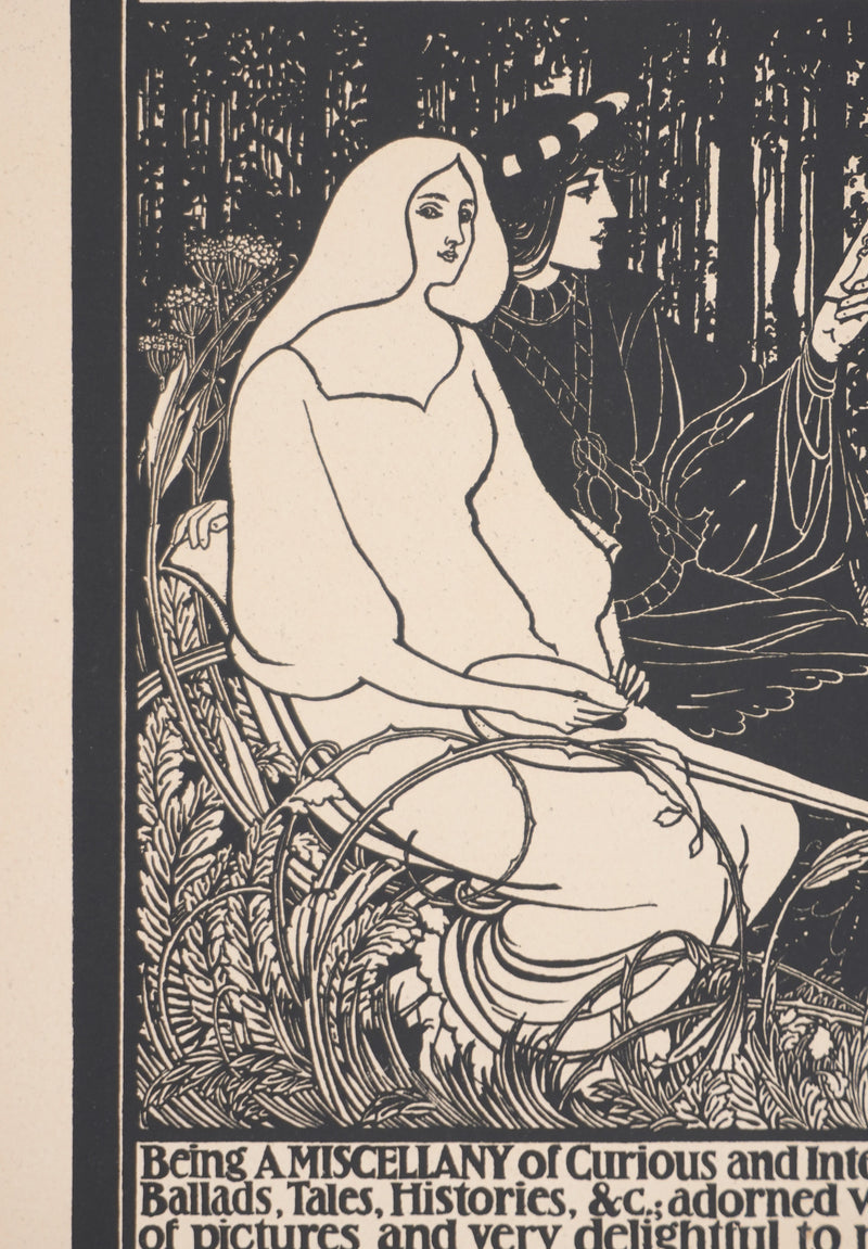 William H. BRADLEY : Moment poétique (The Chap-Book), Lithographie originale signée