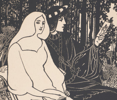 William H. BRADLEY : Moment poétique (The Chap-Book), Lithographie originale signée