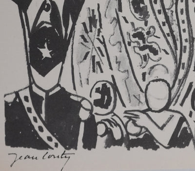 Jean COUTY : Le pape, Héliogravure signée