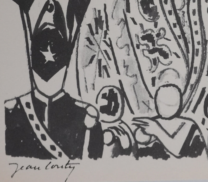 Jean COUTY : Le pape, Héliogravure signée
