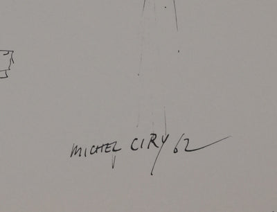 Michel CIRY : Le prêtre, Héliogravure signée