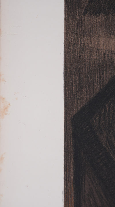 Georges DE FEURE : La lecture, Lithographie originale signée