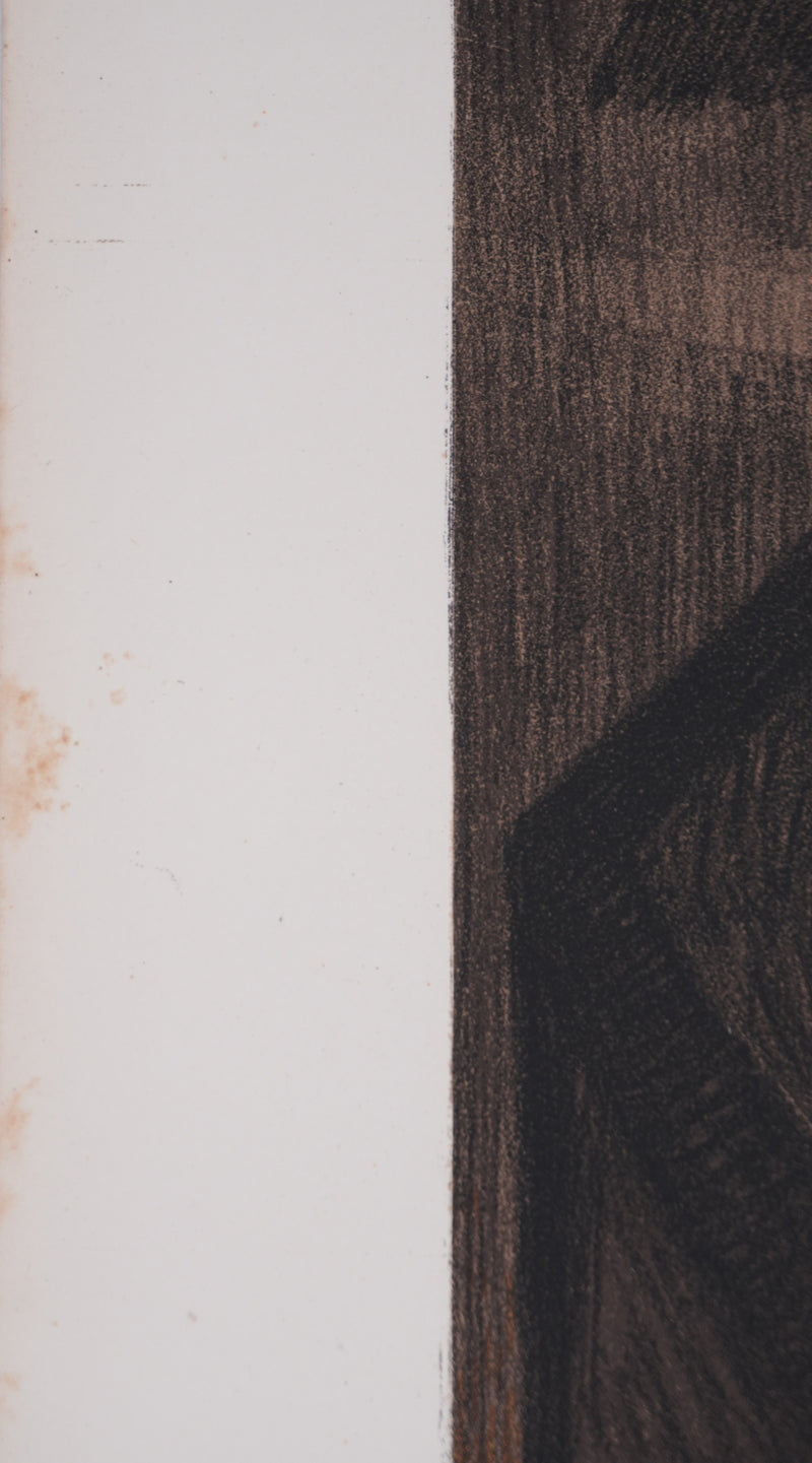 Georges DE FEURE : La lecture, Lithographie originale signée