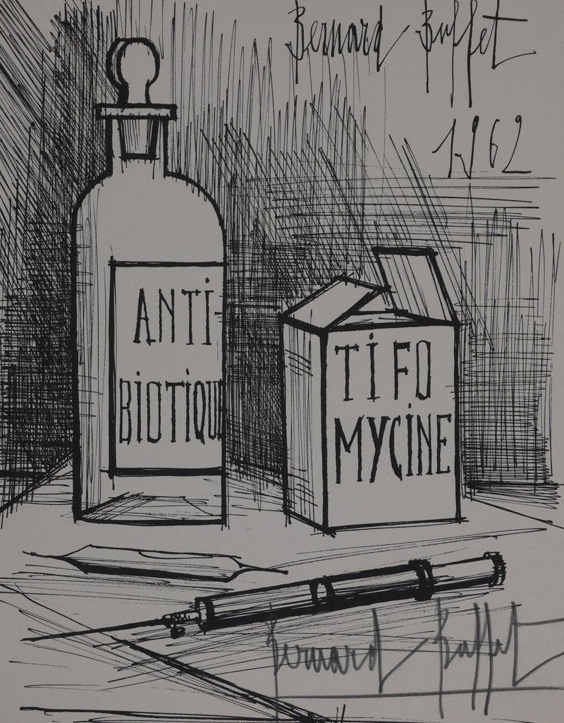 Bernard BUFFET : Les antidotes, Héliogravure signée
