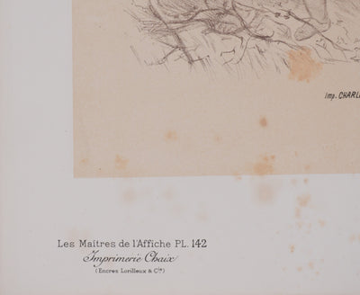 Adolphe WILLETTE : Exposition internationale, Lithographie originale signée