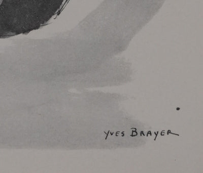 Yves BRAYER : Les pleureuses, Héliogravure signée