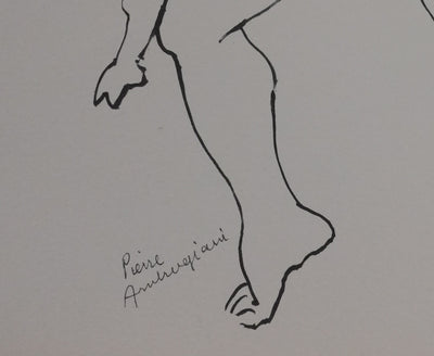 Pierre AMBROGIANI : La corrida, Héliogravure signée