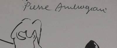 Pierre AMBROGIANI : La corrida, Héliogravure signée