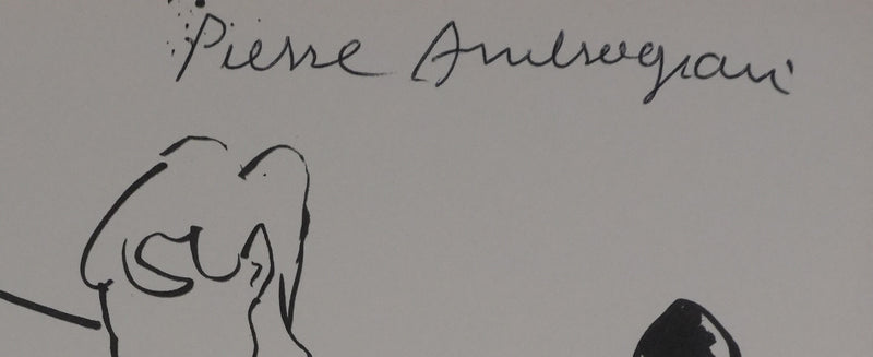 Pierre AMBROGIANI : La corrida, Héliogravure signée