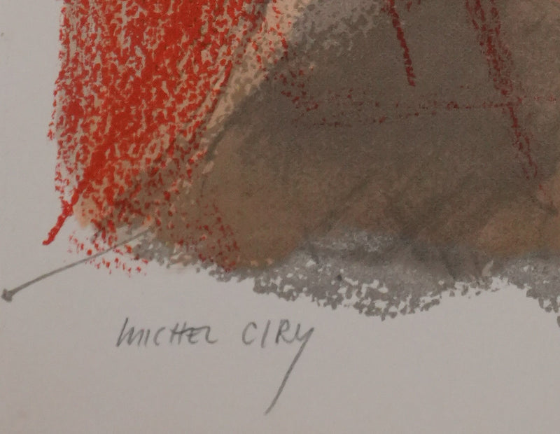Michel CIRY : Le pape, Lithographie originale signée