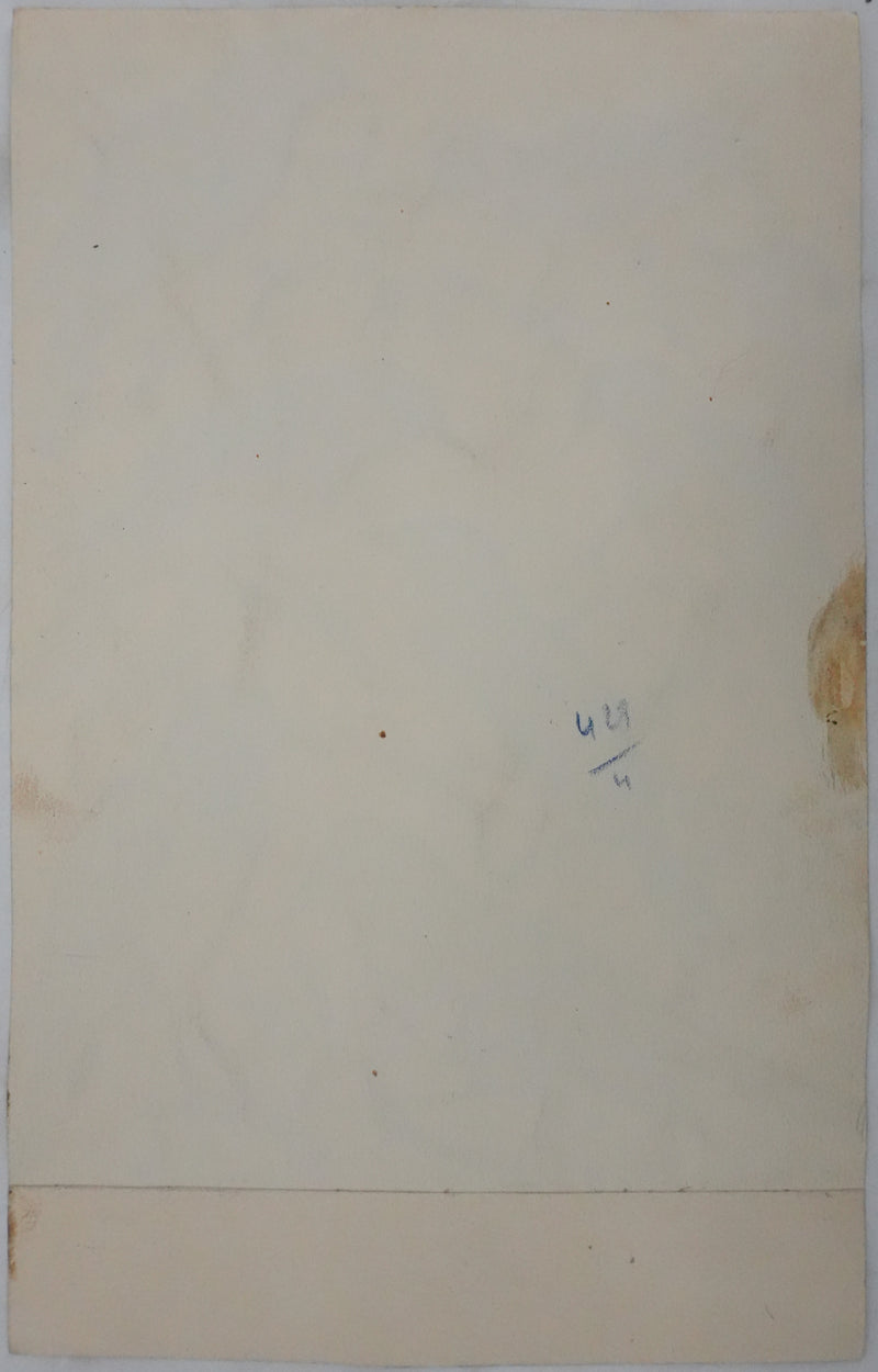 Louis DELAPCHIER : Merle obscur, doré et de Sibérie, Aquarelle originale signée