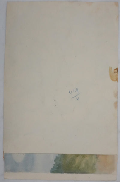 Louis DELAPCHIER : Rossignol, Rouge-gorge et Gorge bleu, Aquarelle originale signée