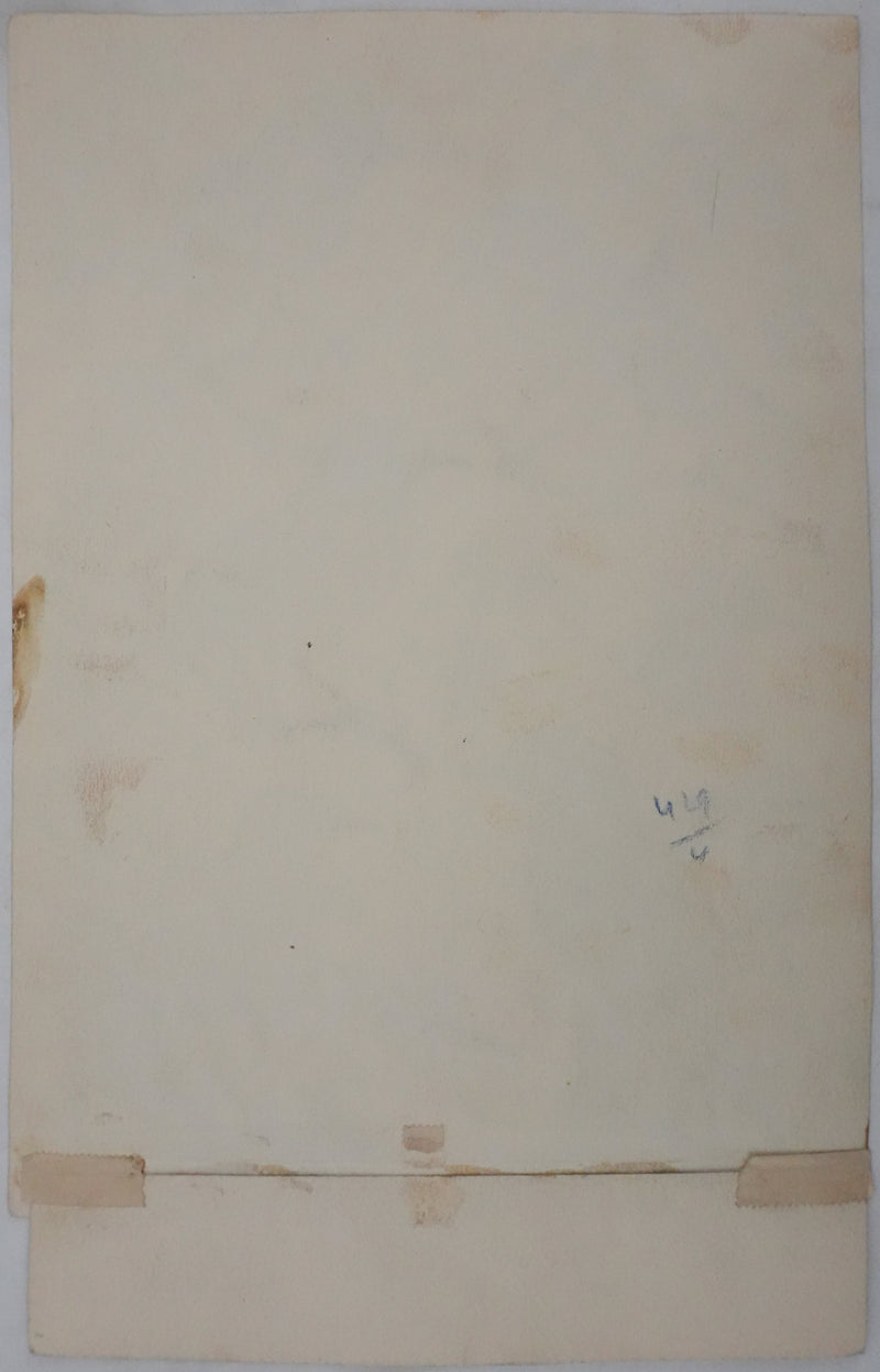 Louis DELAPCHIER : Tarier des prés, Rouge queue et Calliope sibérienne, Aquarelle originale