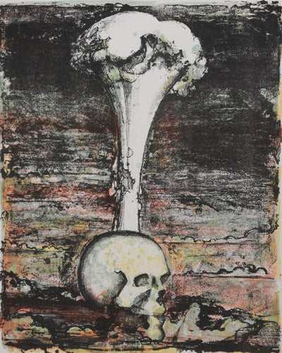 PIERRE-HENRY : Vanité, Lithographie originale signée