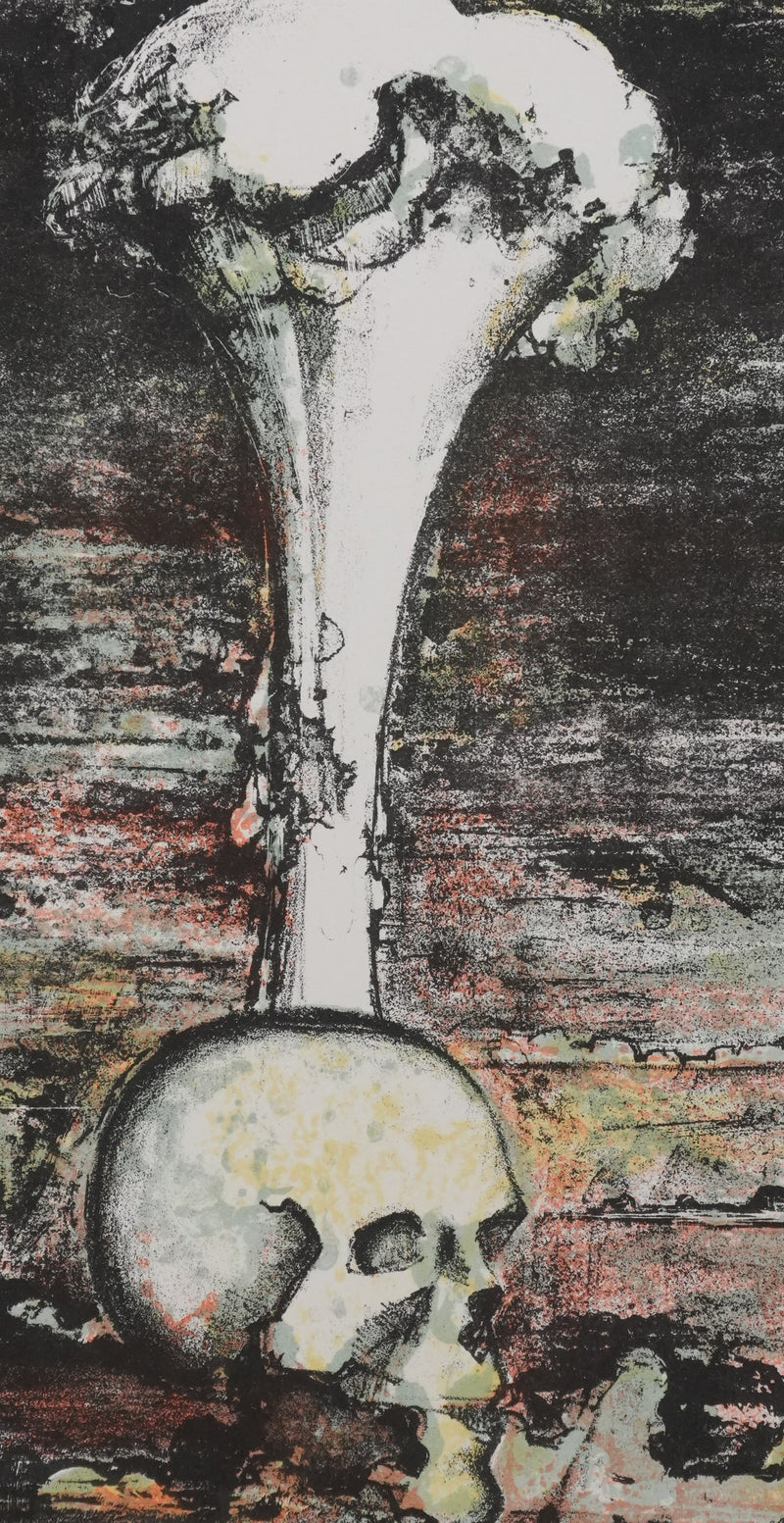 PIERRE-HENRY : Vanité, Lithographie originale signée