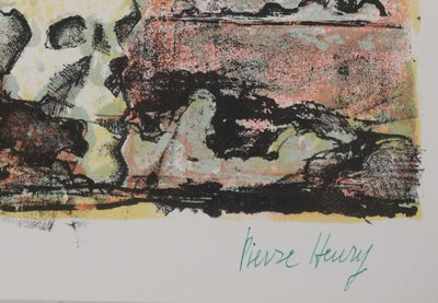 PIERRE-HENRY : Vanité, Lithographie originale signée