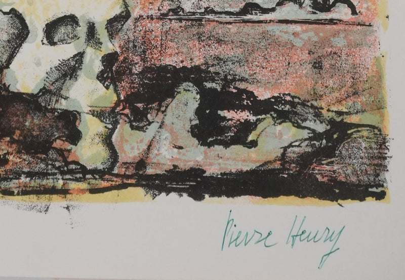 PIERRE-HENRY : Vanité, Lithographie originale signée