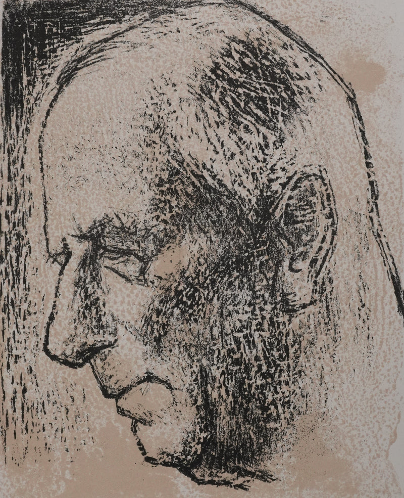 Edouard MAC-AVOY : Le général De Gaulle, Lithographie originale signée