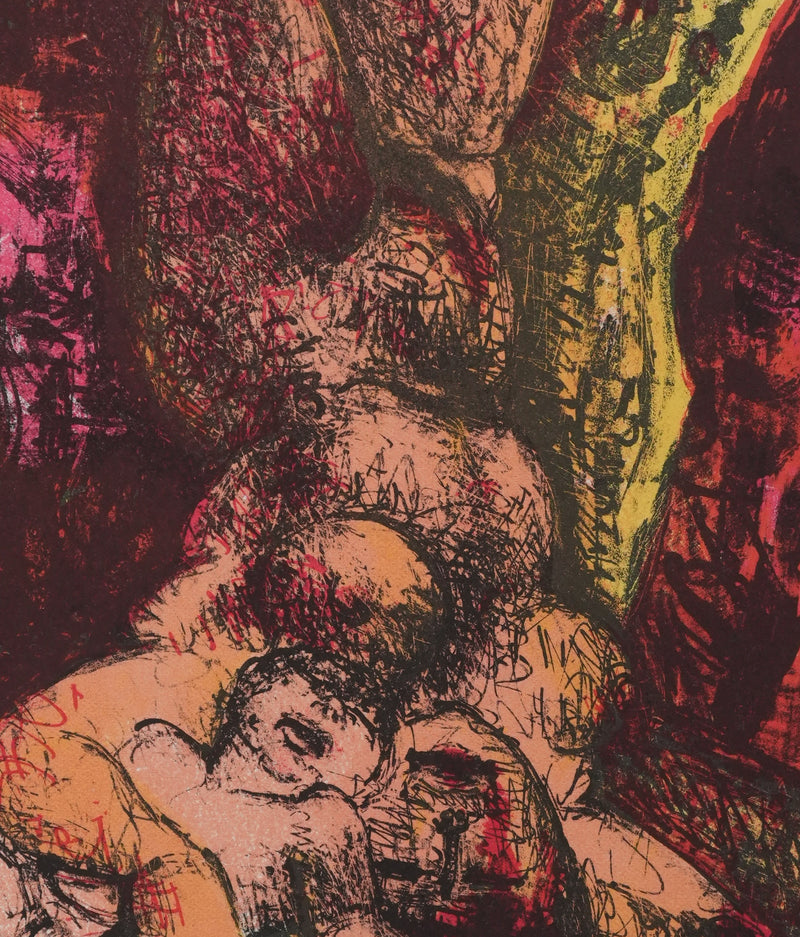 Blasco MENTOR : Maternité, Lithographie originale signée