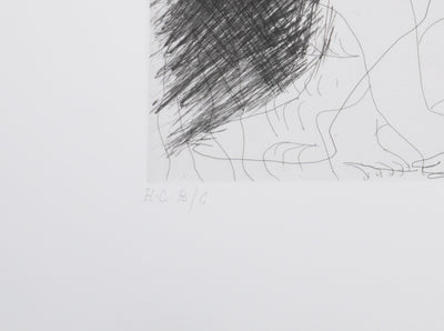 Pablo PICASSO : Les 156, Degas chez les filles, Repos et intimité, Gravure originale signée