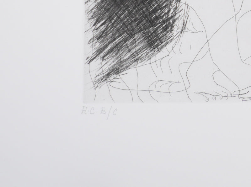Pablo PICASSO : Les 156, Degas chez les filles, Repos et intimité, Gravure originale signée